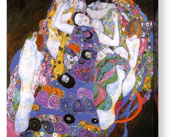 Gustav Klimt "Virgins" Canvas Art Repro 8"x8", 10"x10", 16"x16", 20"x20", 24"x24", 30"x30", 44"x44"
