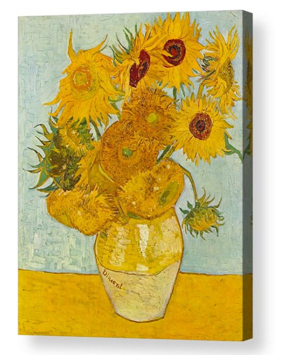 ヴィンセント ヴァン ゴッホ ひまわり キャンバス ボックス アート