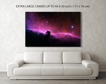 The Horse head Nebula Astronomy Canvas Art Box or Print A4, A3, A2, A1