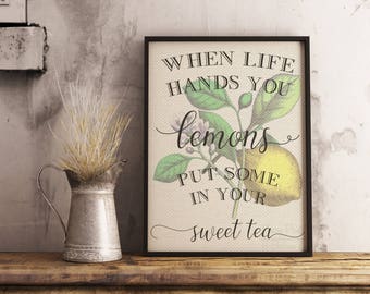 Put Some in Your Sweet Tea Print Instant Download