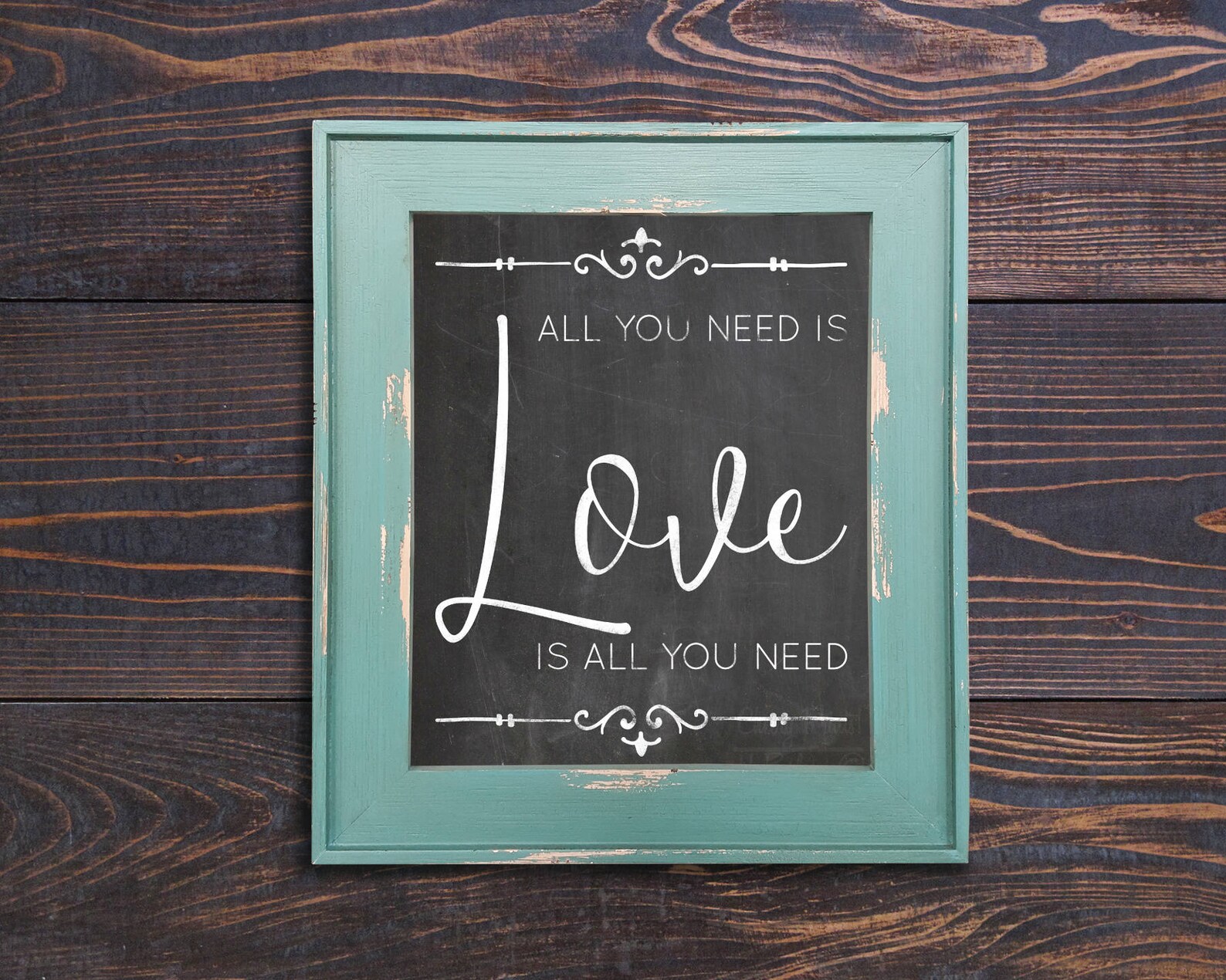 Love is All You Need Print Instant Download - Etsy