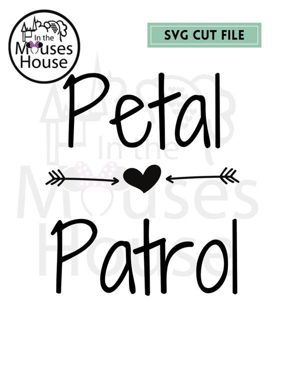 Flower Girl Petal Patrol Svg Flower Girl Svg Wedding Etsy