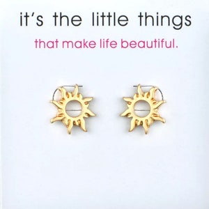 Rapunzel Sun Earrings “It’s the little things”
