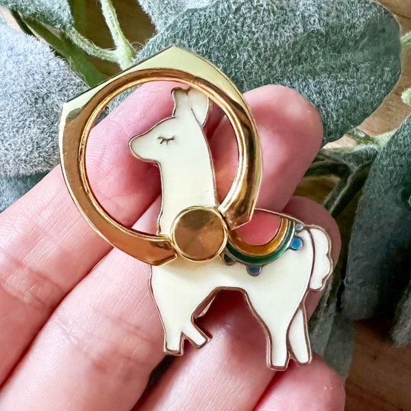 Lama Cell Phone Finger Ring Holder