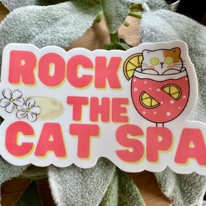 Rock the Cat Spa Sticker / misheard lyrics