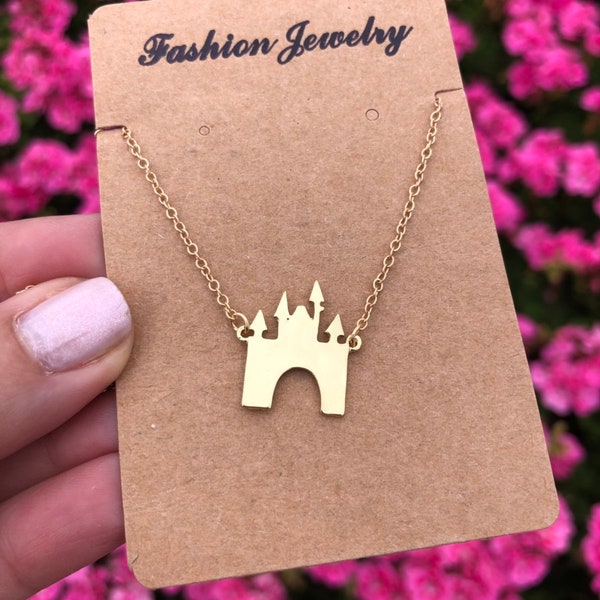 Castle Necklace Etsy