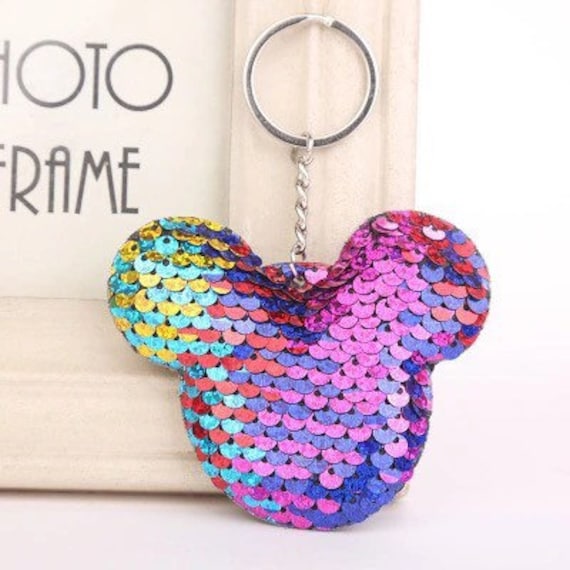 sequin keychain