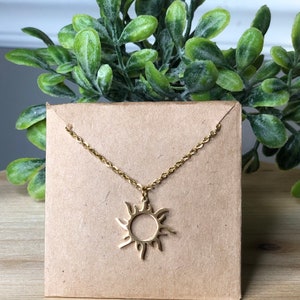 Rapunzel Sun Necklace