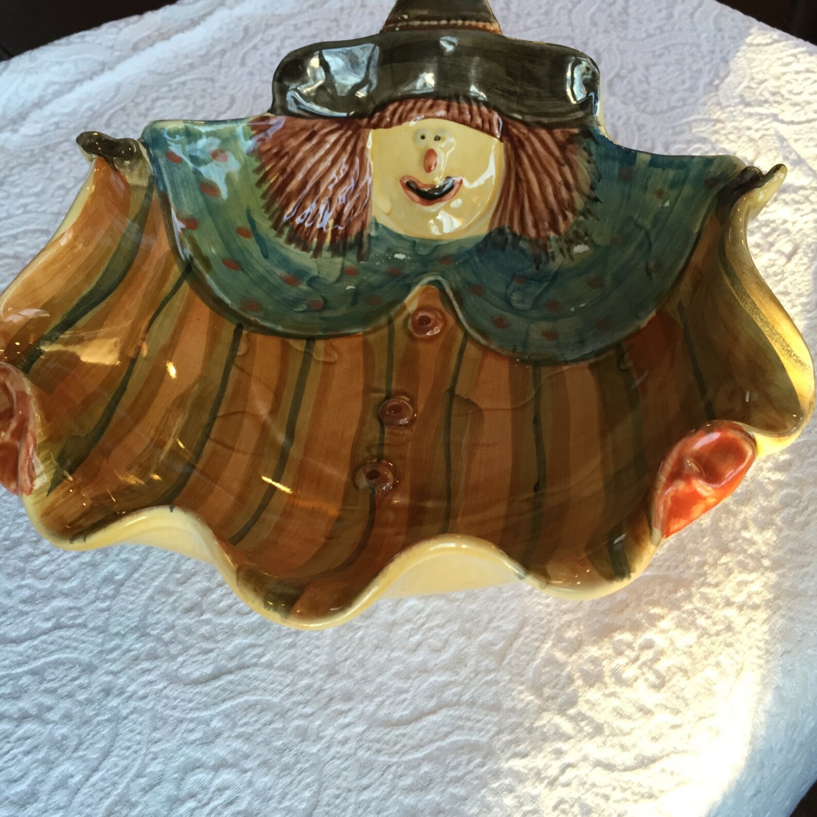 Halloween Good Witch Ceramic Bowl Etsy