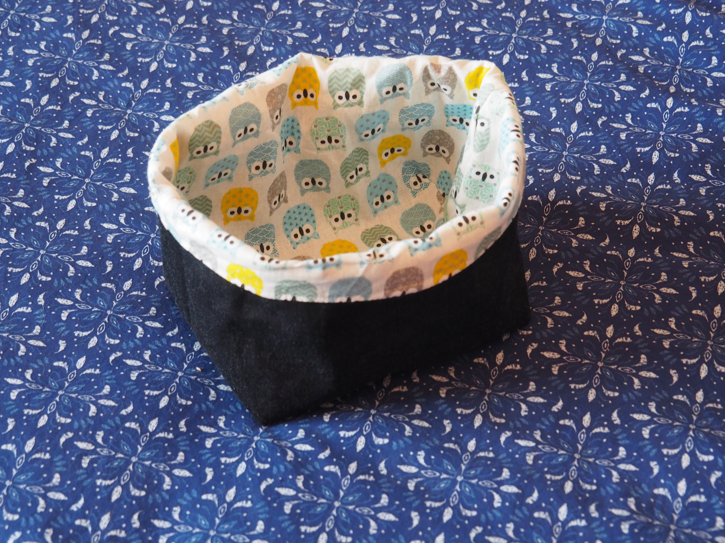 Panier en Jean Souple et Réversible