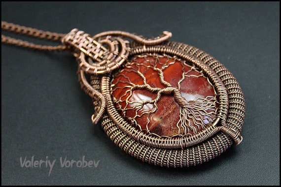 Tree Of Life Wire Wrapped Pendant Jewelry - Wire Wrapped Tree Of Life Pendant Tree Of Life Wire Wrapped Pendant Jewelry - Wire Wrapped Tree Of Life Pendant