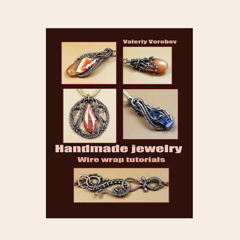 Wire wrap tutorial PDF. Wire jewelry. An Illustrated tutorial | Etsy