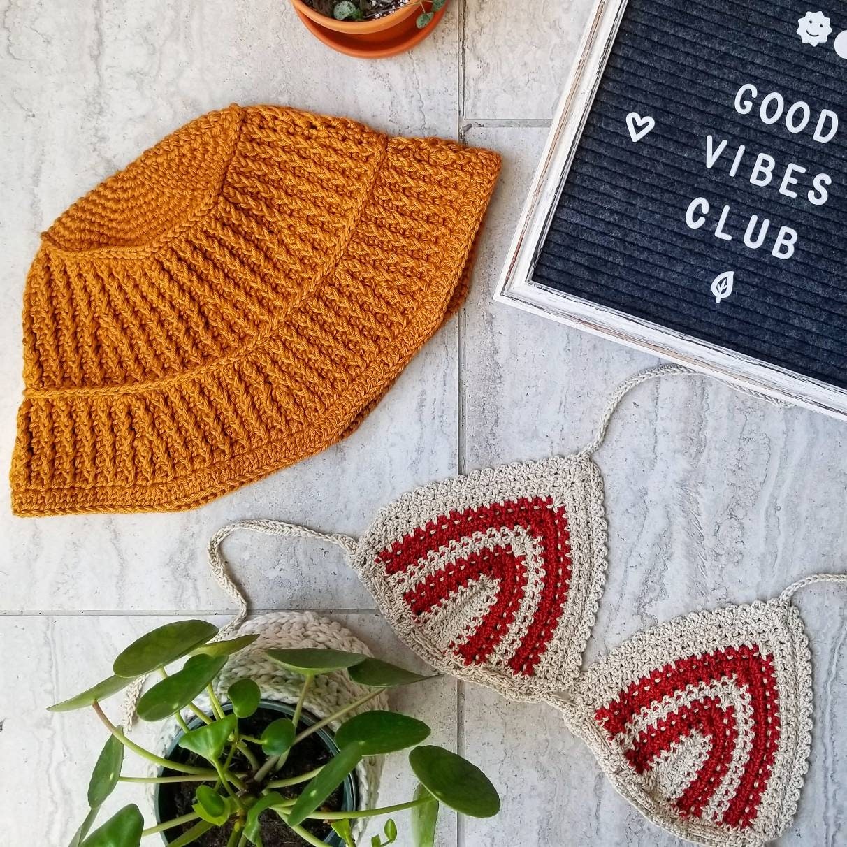 ハット Citybreeze Ribbon Point Crochet Bucket Hat RM5B0092 Granny Stitch Bucket Hat Tutorial | Crochet Mesh Bucket Hat