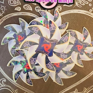 STICKER: FFXIV Melee Job Stone Holographic Laminated Stickers