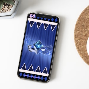 FFXIV Inspired Blue Mage Phone Wallpaper for game lovers and personal use