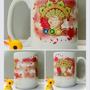 FFXIV Inspired Job Stone Mug - 15oz Coffee Mug - Original Art -Dishwasher safe - Colorful - Ceramic