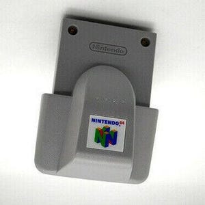 Nintendo 64 Rumble Pak Pack authentic official N64 region-free OEM w/ batt cover
