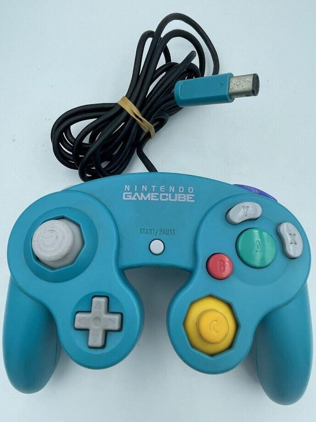 Gamecube Blue Color Nintendo Gamecube Emerald Blue Controller Official Authentic DOL-003 ...