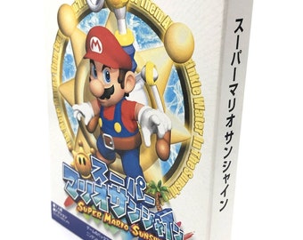 Super Mario Sunshine Nintendo Gamecube Japan with case and mint slipcover