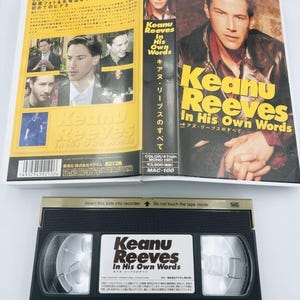Keanu Reeves In His Own Words Japanese 1999 clamshell VHS interview documentary