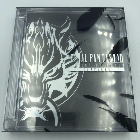 Final Fantasy VII Advent Children Complete Blu-Ray Limited Edition black  cover