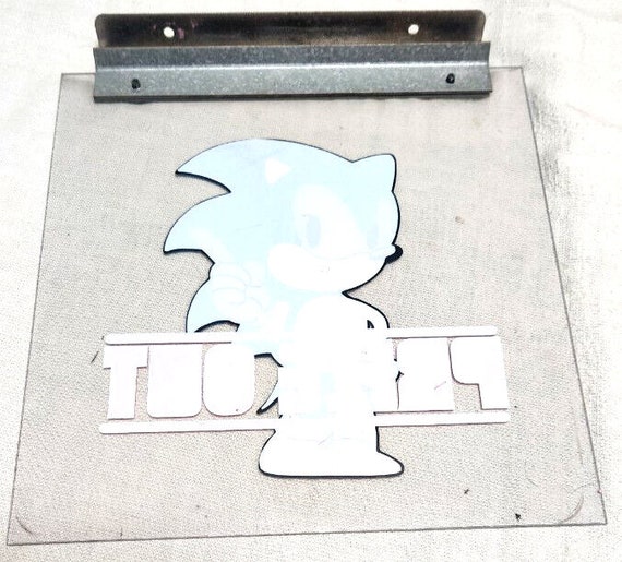 Sega Sonic the Hedgehog UFO Catcher Prize Out Acrylic Door Flap