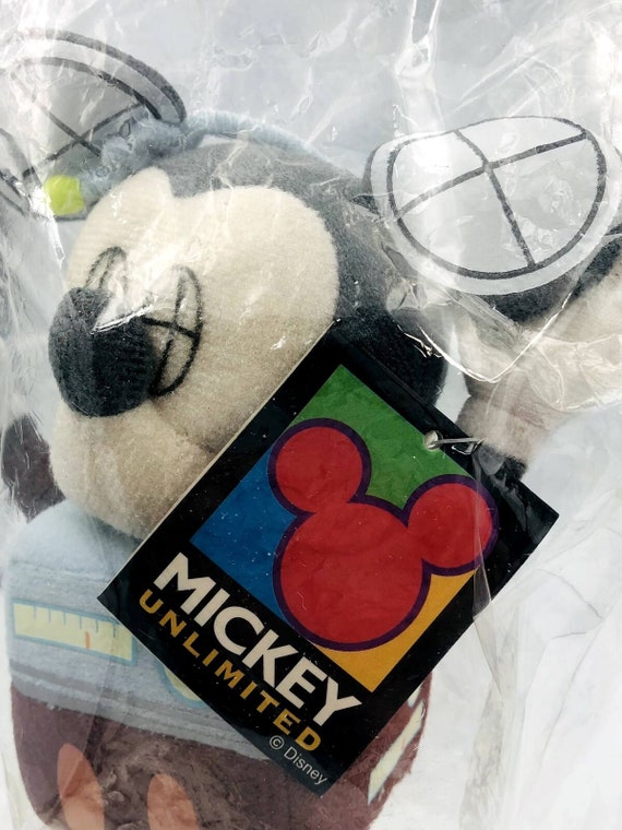Vintage 90'S MICKEY UNLIMITED Mickey Mouse character sweatshirt, men's size XL unclear gray type Vintage Second Hand