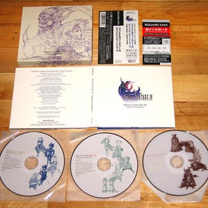 Final Fantasy IV Original Soundtrack DS 1st first print 2CD+DVD limited edition