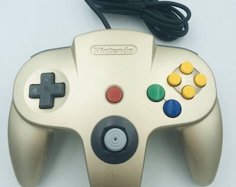 Nintendo 64 Gold Controller Bros – authentische offizielle goldene N64 Limited Edition