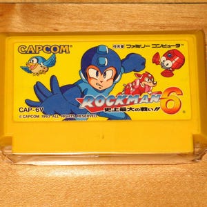 Rockman 6 aka Mega Man 6 Nintendo Famicom Japan import Megaman VI NES Japanese