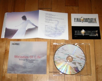 Final Fantasy IX Melodies of Life CD single Emiko Shiratori theme song w sticker