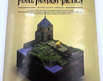 Final Fantasy Tactics Digicube Guide includes TRADING CARD, STICKERS