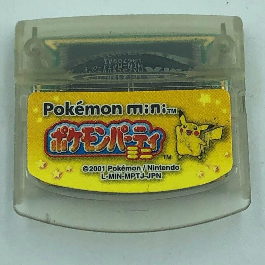 Pokémon mini 専用カートリッジ　ポケモンパーティミニ ポケモン ミニ コンソール用 ポケモン パーティ ミニ カートリッジ