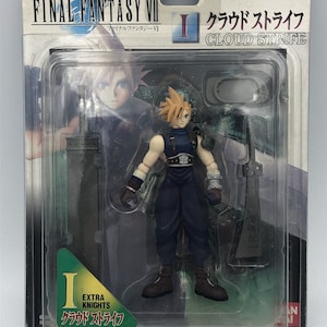 クラウド・ストライフ ファイナルファンタジー VII エクストラナイツ フィギュア バンダイ ブリスターカード 1997年