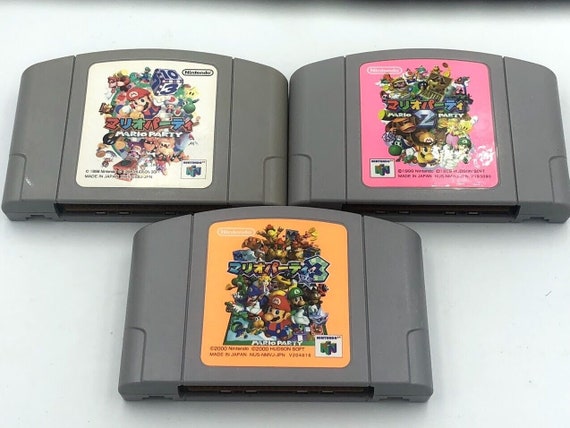 Mario Party 1 2 & 3 Nintendo 64 Japan 3-game Set N64 Japanese