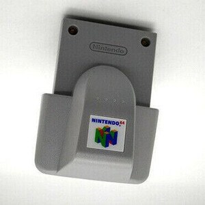 Nintendo 64 Rumble Pak Pack authentic official N64 region-free OEM w/ batt cover