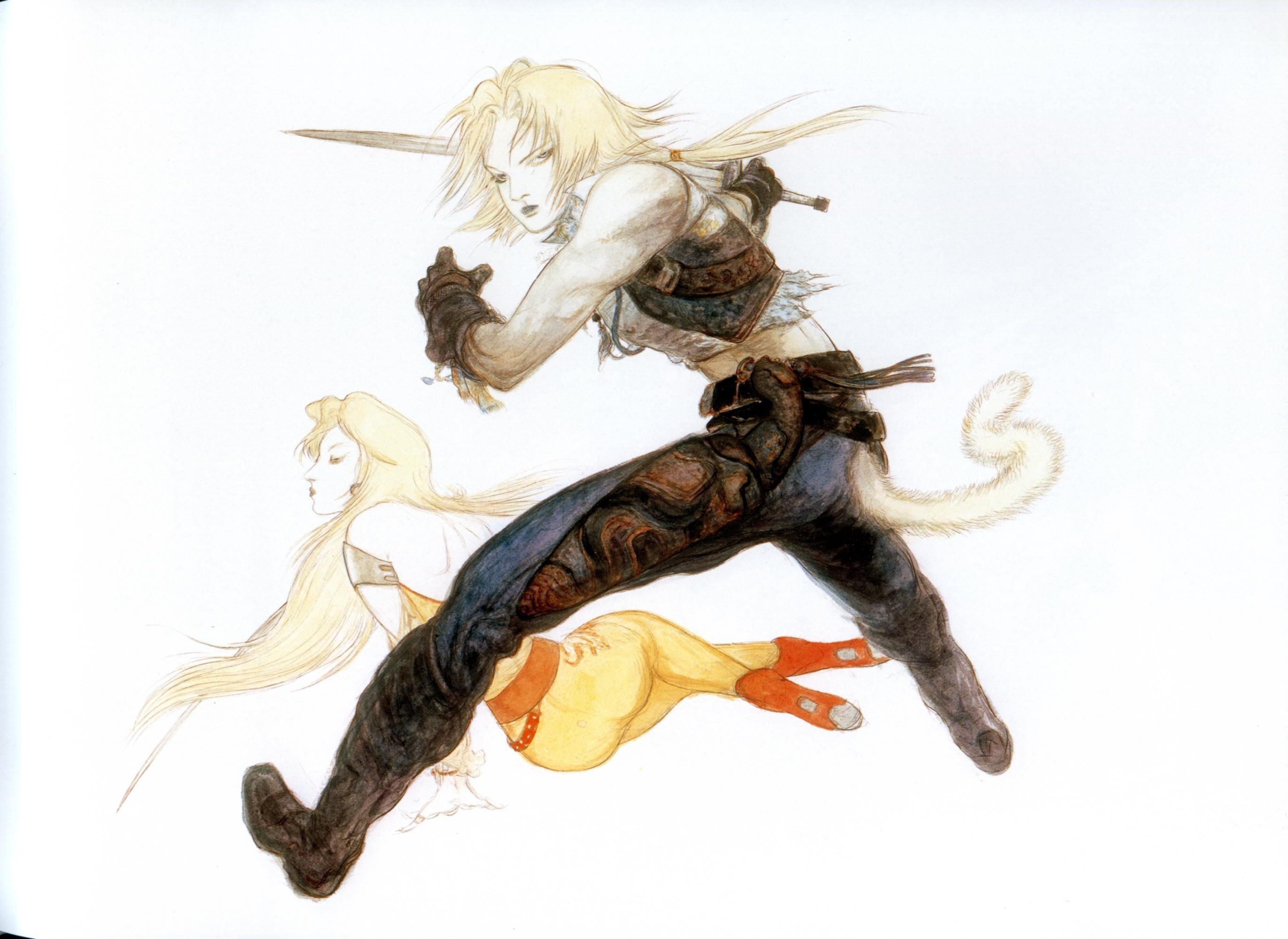 Final Fantasy IX Visual Arts Collection Yoshitaka Amano Art Book