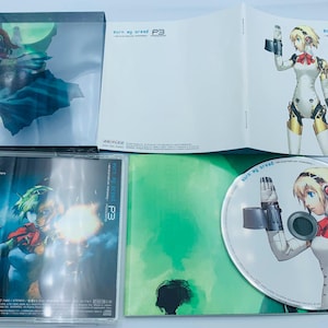 Burn My Dread Reincarnation Persona 3 soundtrack CD FIRST PRINT slipcover+poster