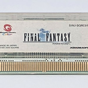 Final Fantasy I 1 Bandai WonderSwan Color 2000 classic handheld RPG Squaresoft