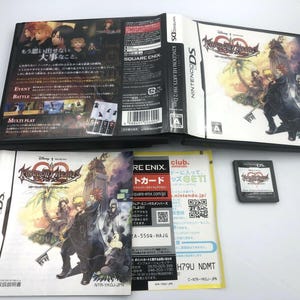 Kingdom Hearts 358/2 Nintendo DS Japan KOMPLETT mit Tasche Handbuch Japanisch