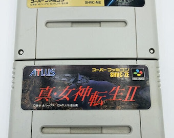 Shin Megami Tensei I & II 1 2 Super Famicom Super Nintendo SNES Japan Japanese Atlus
