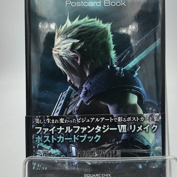 Final Fantasy VII Remake Postcard Book artbook art book Japanese SquareEnix