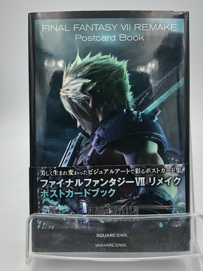 Final Fantasy VII Remake Postcard Book Artbook Art Book Japanese