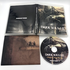 Dark Souls II Original Soundtrack and Special Map/poster bonus CD Emi Evans OST