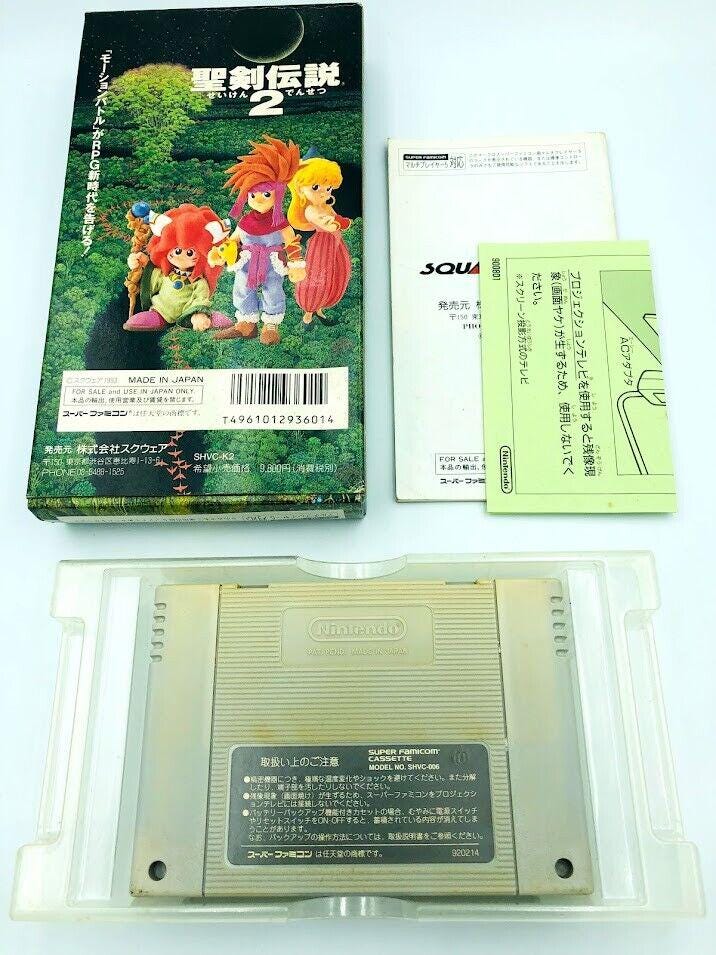 Seiken Densetsu 2 (secret of Mana) Nintendo Super Famicom