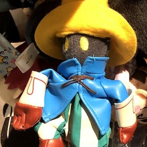 Final Fantasy IX Vivi plush vintage 2000 Squaresoft Digicube licensed official