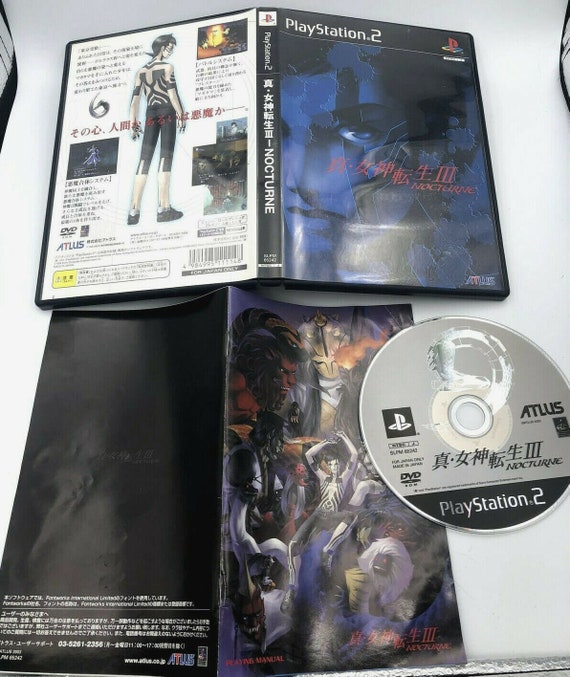 Shin Megami Tensei III Nocturne Playstation 2 JAPAN COMPLETE With Shin Megami Tensei III Nocturne Playstation 2 JAPAN COMPLETE With