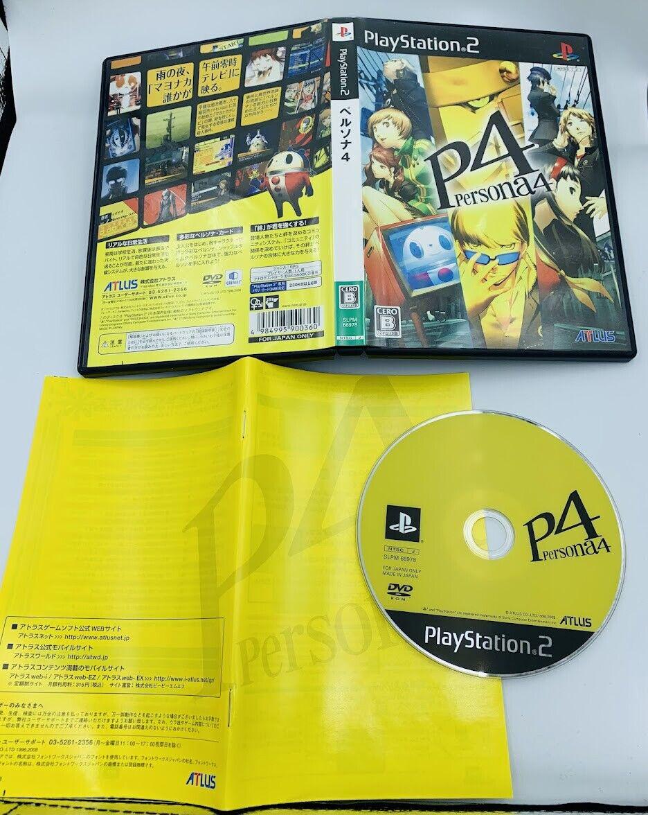 Persona 4 Playstation 2 Japan Complete With Case & Manual PS2