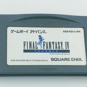 Final Fantasy IV Game Boy Advance Japanese version authentic region-free GBA FF4