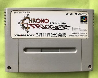 Chrono Trigger Sample ROM prototype promo "not for sale" Super Famicom Nintendo